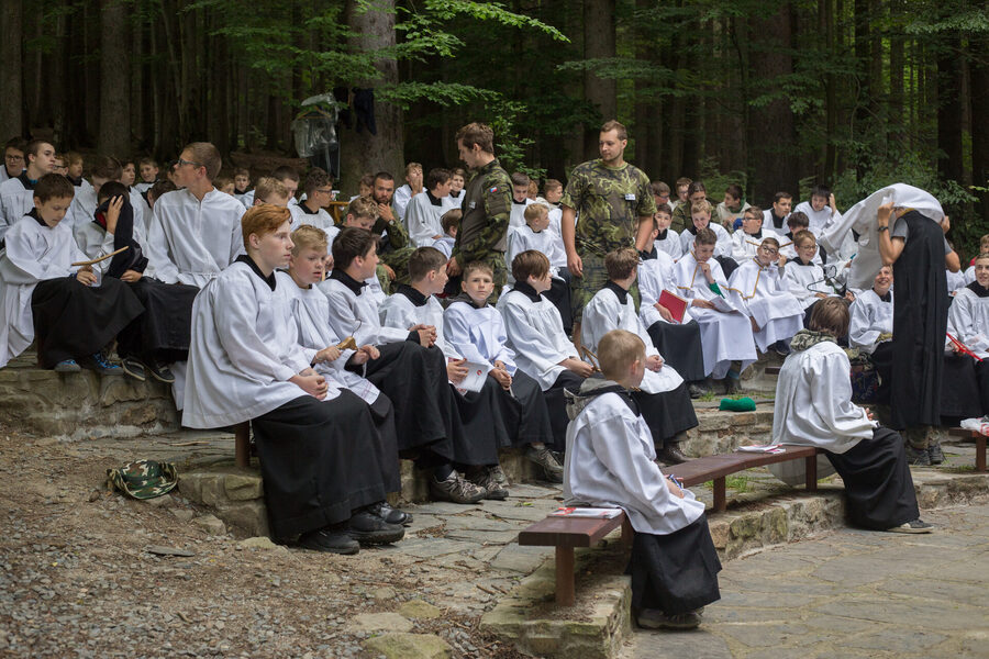 Setkání ministrantů tří diecézí na Velehradě