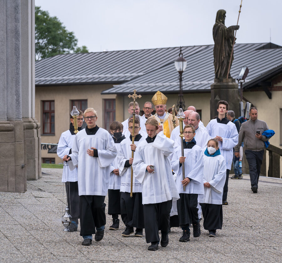 Setkání ministrantů tří diecézí na Velehradě